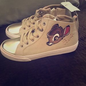 Girls High Top Sneakers Bambi
